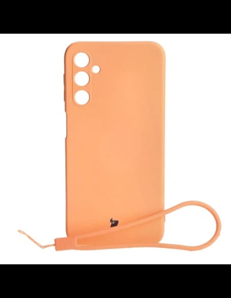 Etui Bizon Case Silicone do Samsung Galaxy A24 oranžové