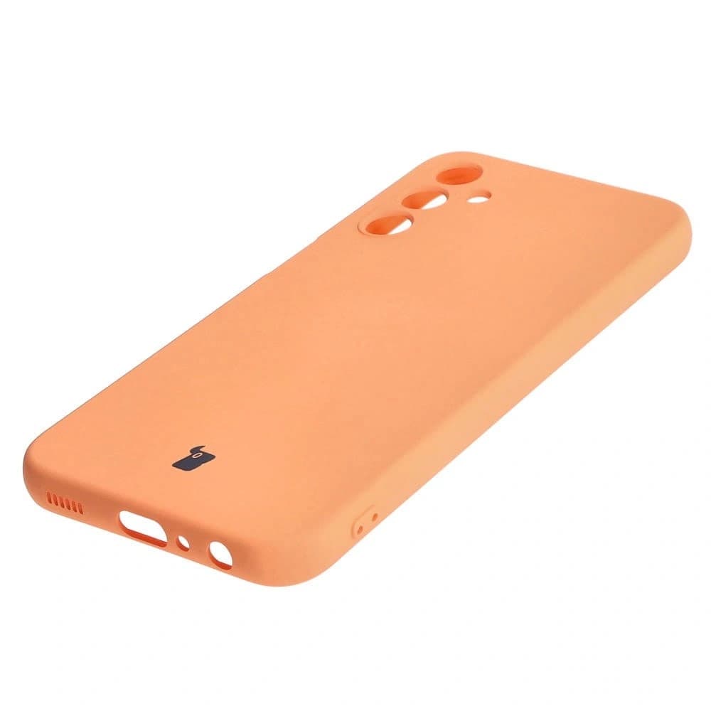 Etui Bizon Case Silicone do Samsung Galaxy A24 oranžové - 3