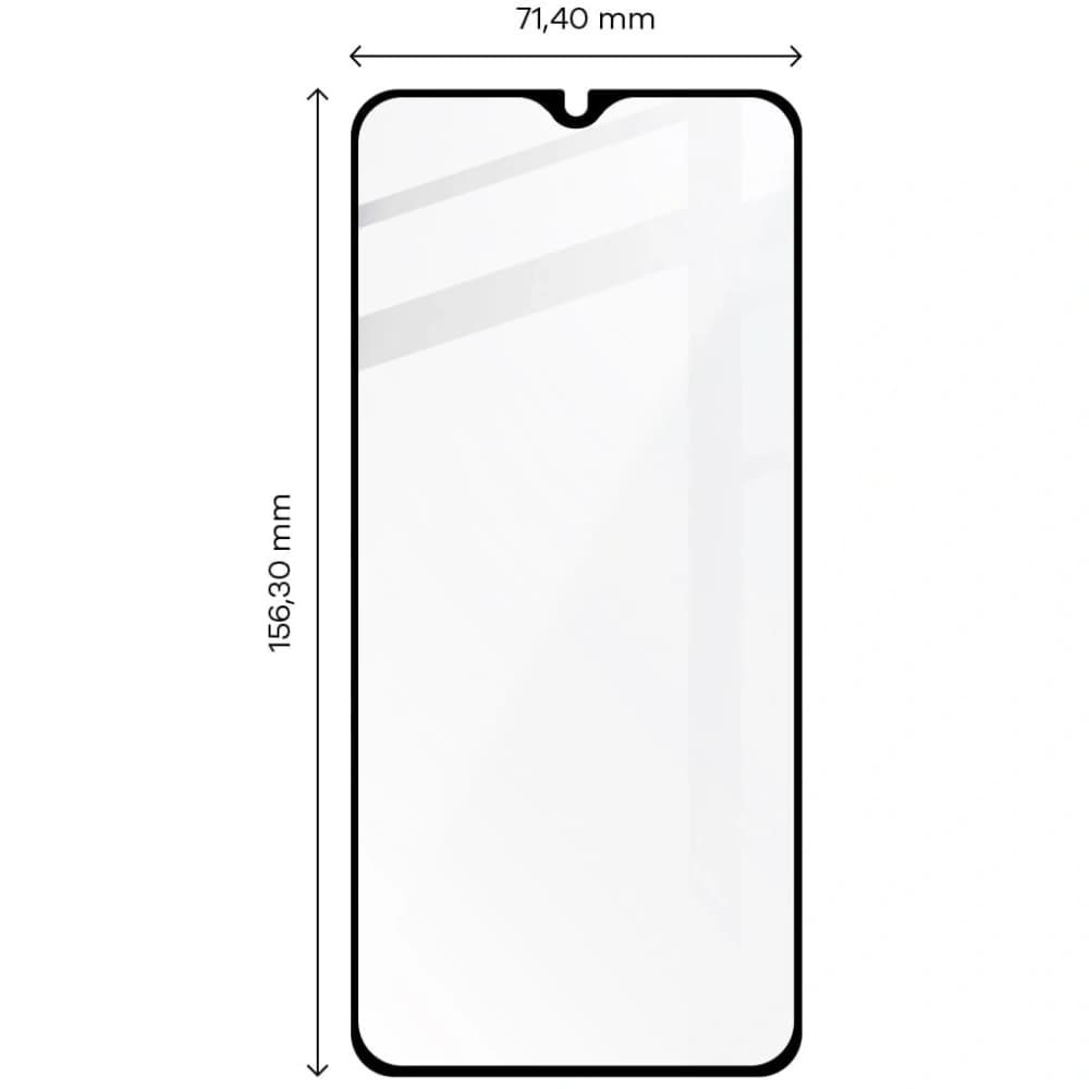 Tvrzené sklo Bizon Glass Edge pro Samsung Galaxy A24 4G černé - 2