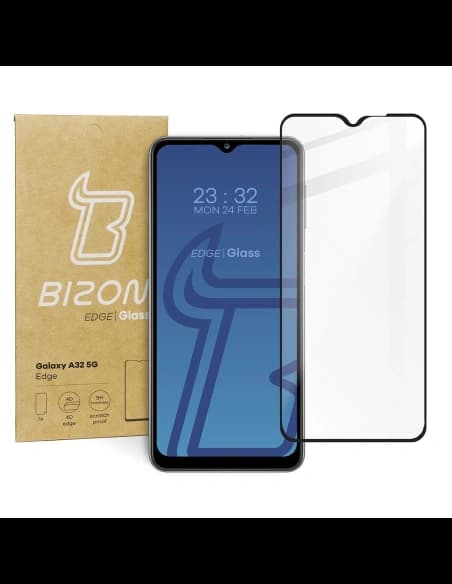 Bizon Glass Edge Samsung Galaxy A32 5G fekete