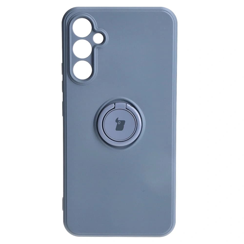 Bizon Case Ring din Silicon Sq pentru Samsung Galaxy A34 5G gri - 1