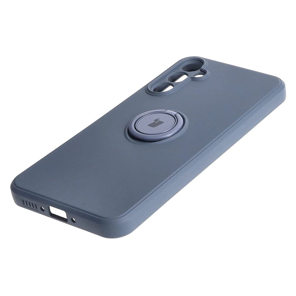 Bizon Case Ring din Silicon Sq pentru Samsung Galaxy A34 5G gri - 2