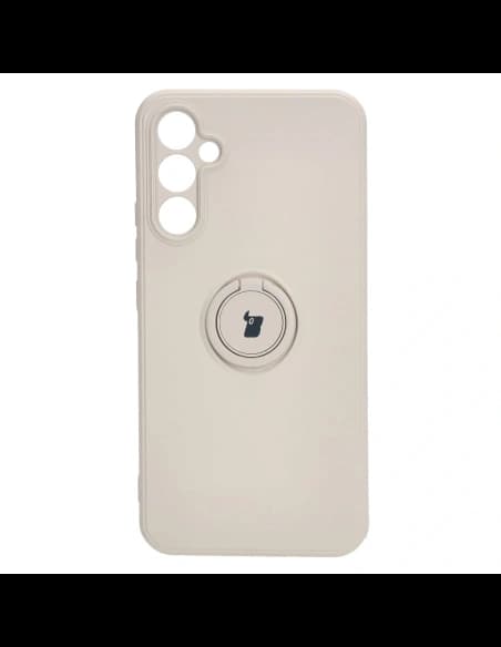 Bizon Case Silicone Ring Sq pentru Samsung Galaxy A34 5G bej