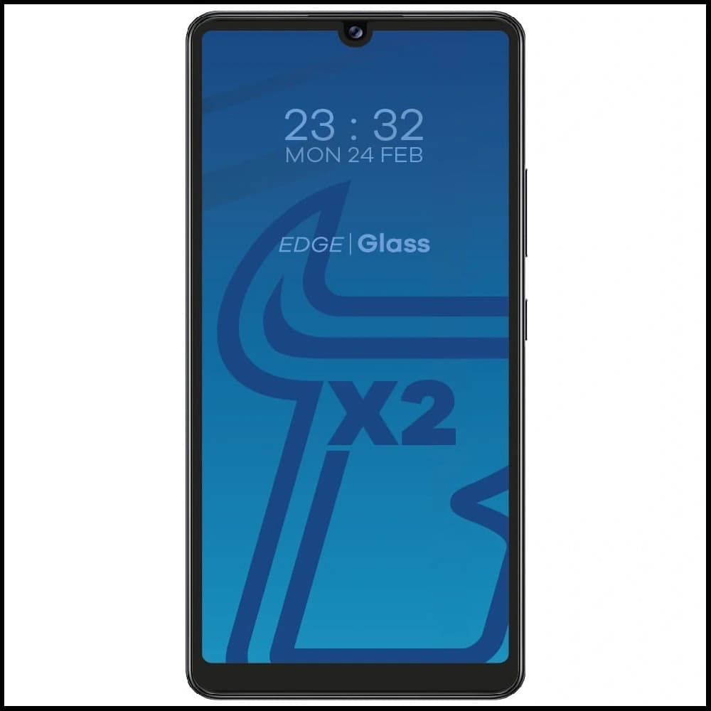 Szkło hartowane Bizon Glass Edge - 2 sztuki + ochrona na obiektyw,  Galaxy A42 5G, czarne - 3