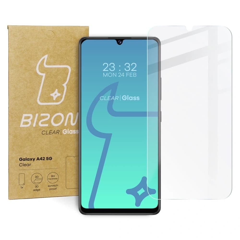 Szkło hartowane Bizon Glass Clear do Galaxy A42 5G - 1