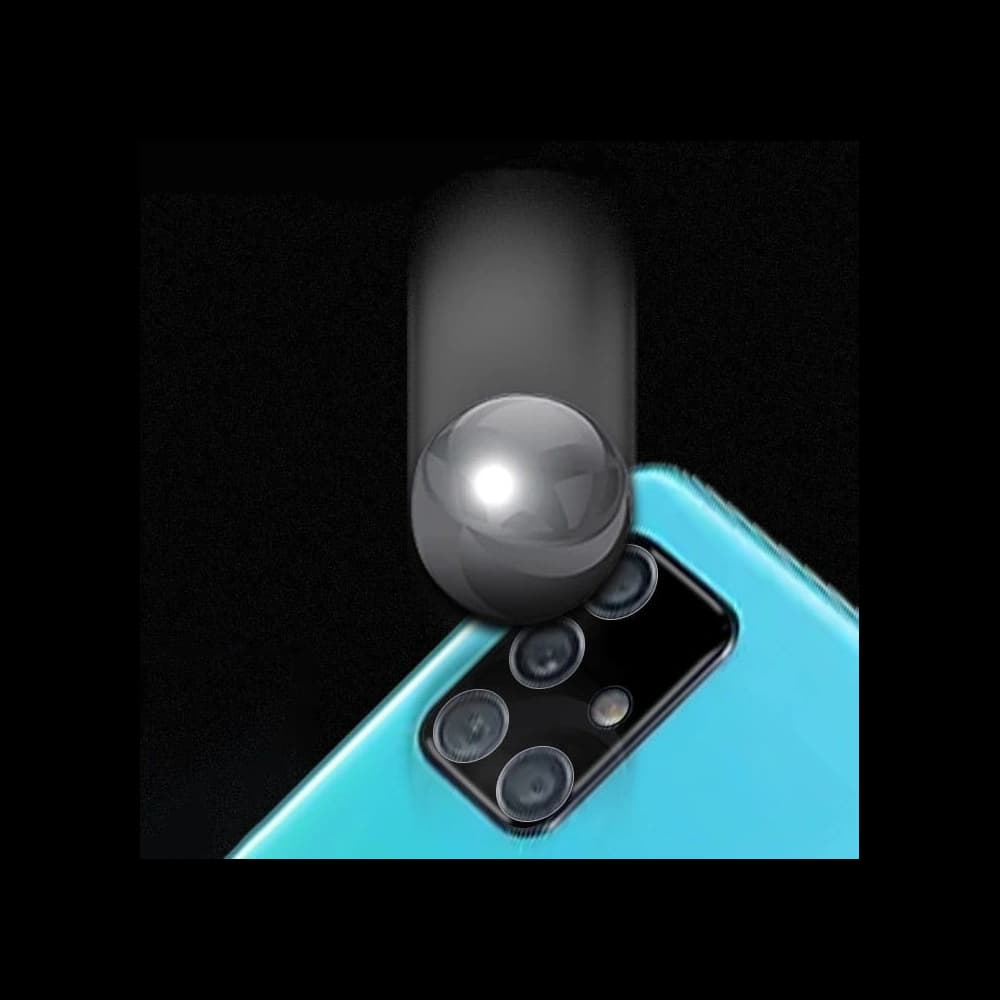 Szkło na aparat Bizon Glass Lens dla Galaxy A51, 2 sztuki - 4