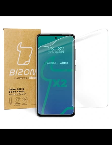 Bizon Glass Hydrogel Samsung Galaxy A52s 5G A52 4G/5G [2 PACK]