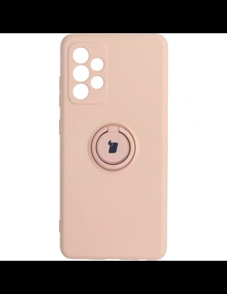 Bizon Case Szilikon Gyűrű Samsung Galaxy A52s / A52 5G/4G világos rózsaszín