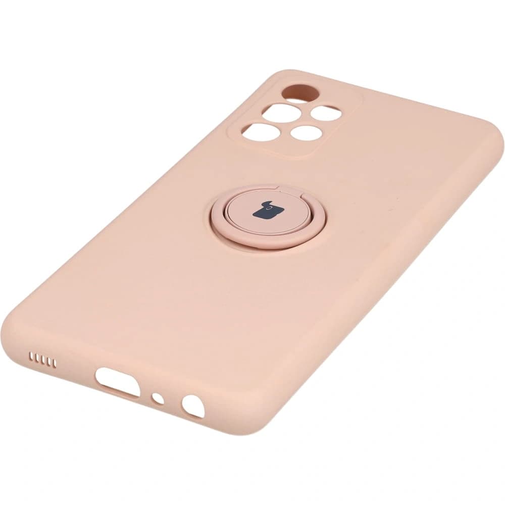 Bizon Case Silicone Ring Samsung Galaxy A52s / A52 5G/4G light pink - 2