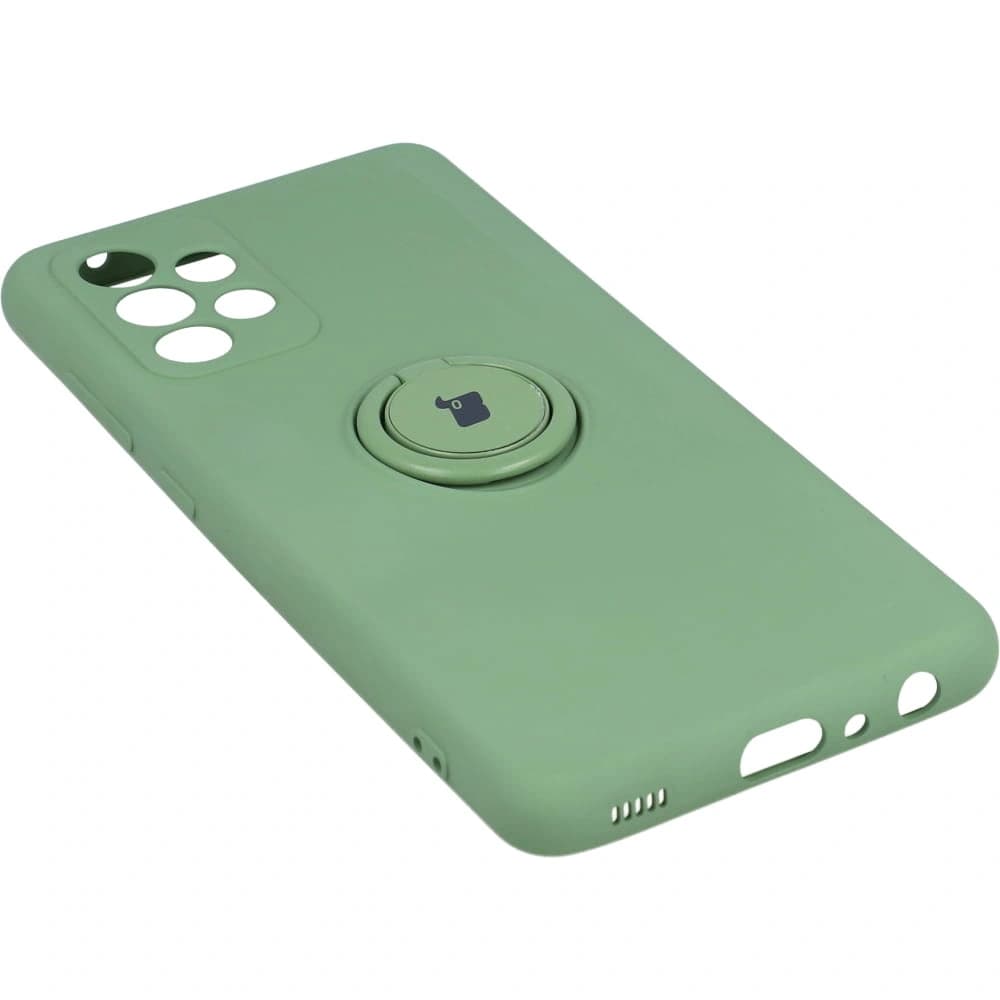 Bizon Case Silicone Ring Samsung Galaxy A52s / A52 5G/4G light green - 3