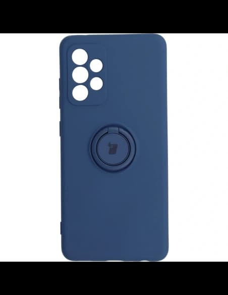 Bizon Case Szilikon Gyűrű Samsung Galaxy A52s / A52 5G/4G sötétkék