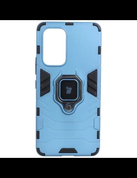 Etui Bizon Case Armor Ring do Galaxy A53 5G, niebieskie