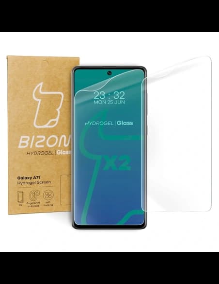 Bizon Glass Hydrogel Samsung Galaxy A71 [2 CSEPP]