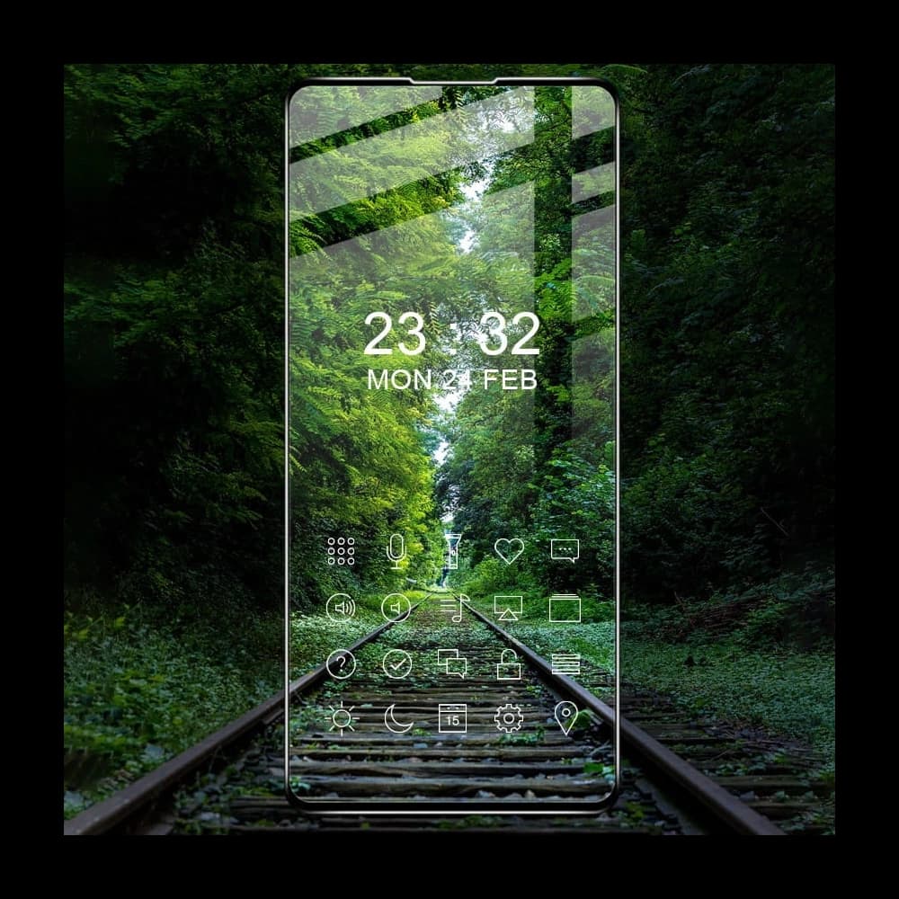 Bizon Glass Edge 2x edzett üveg + lencsevédő Samsung Galaxy A72 5G fekete - 6