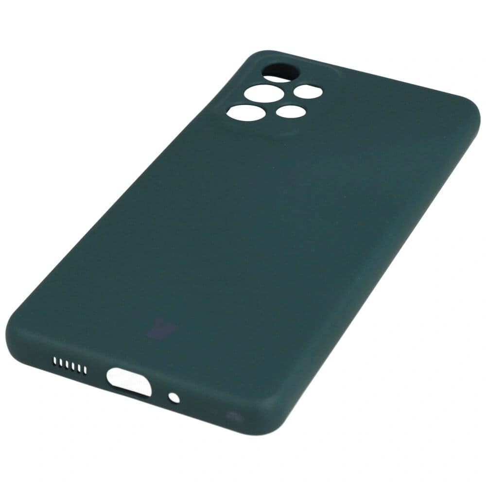 Bizon Case Silicone Samsung Galaxy A73 5G sötétzöld - 2