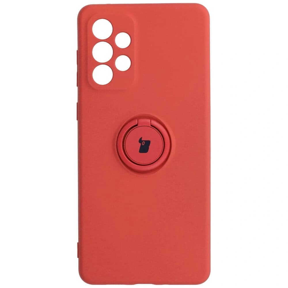 Bizon Case szilikon gyűrű Samsung Galaxy A73 5G sötét rózsaszín - 1