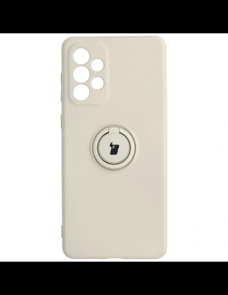 Bizon Case Szilikon Gyűrű Samsung Galaxy A73 5G bézs