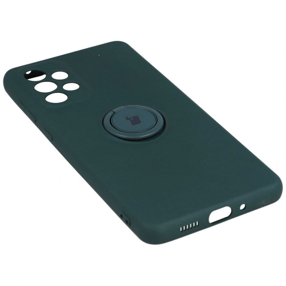 Bizon Case Szilikon Gyűrű Samsung Galaxy A73 5G sötétzöld - 3