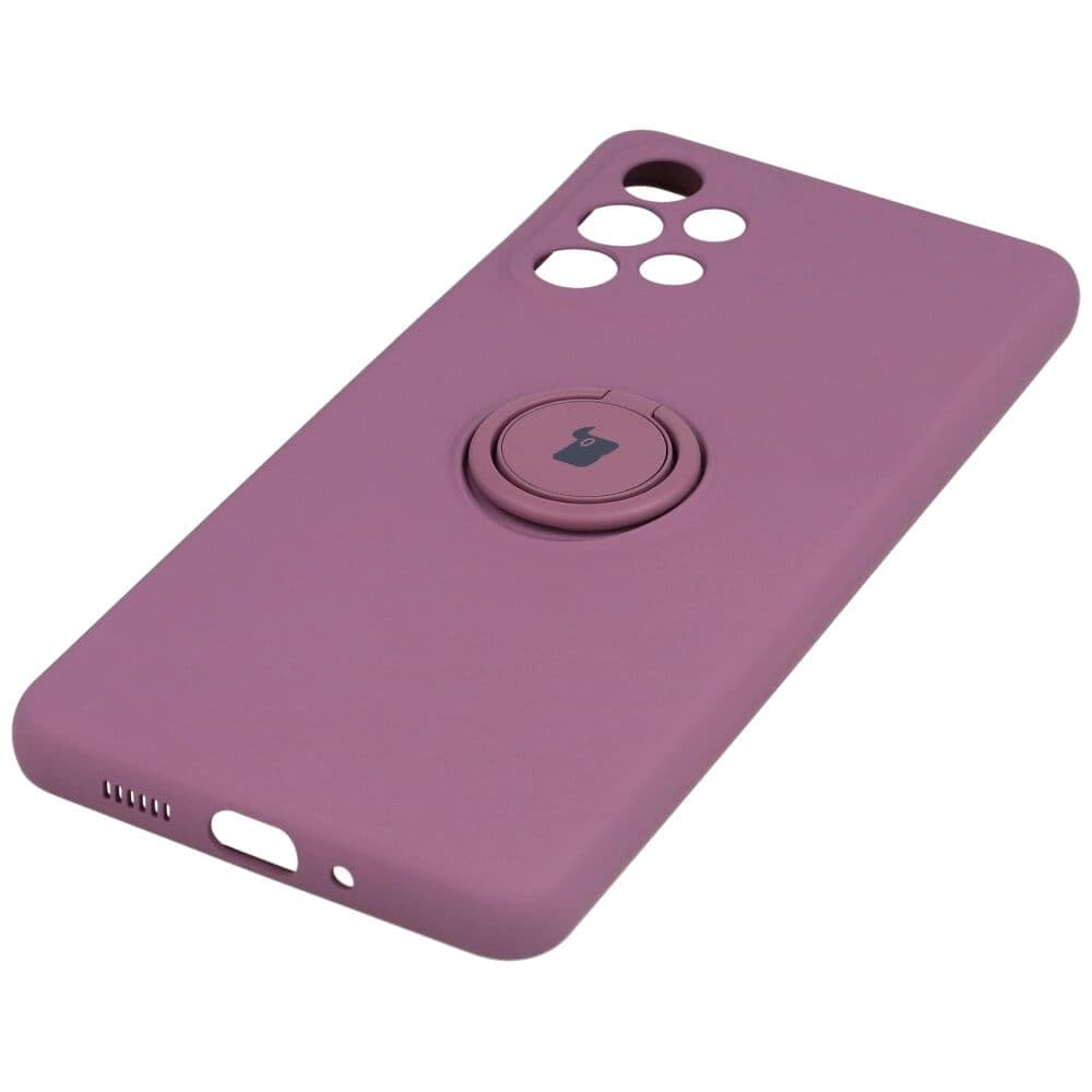 Bizon Case Szilikon Gyűrű Samsung Galaxy A73 5G sötét lila - 2