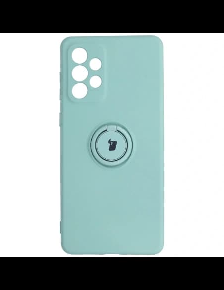 Bizon Case Silicone Ring Samsung Galaxy A73 5G turquoise