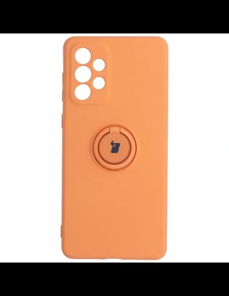 Bizon Case Silicone Ring Samsung Galaxy A73 5G orange
