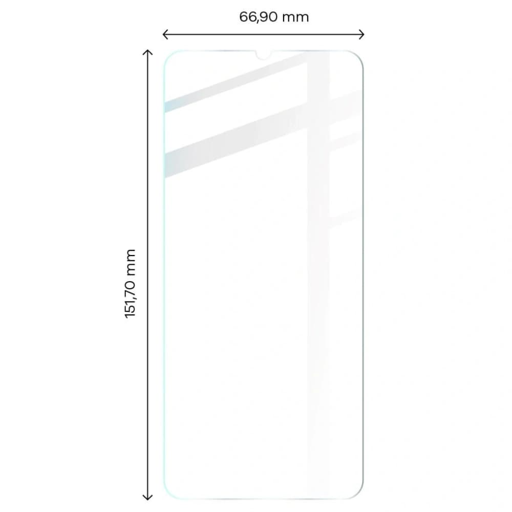 Bizon Glass Clear 3x sticlă temperată + sticlă lentilă Samsung Galaxy A22 4G / M22 - 2