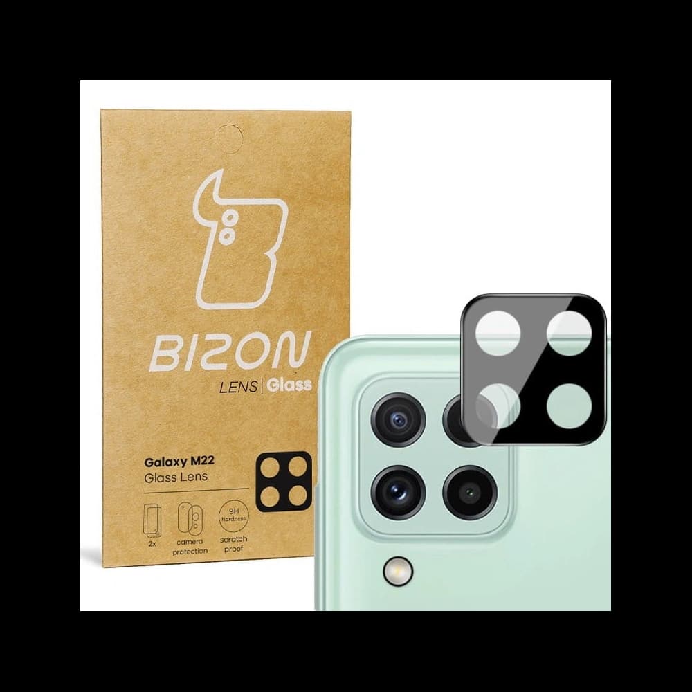 Bizon Lentilă de Sticlă Samsung Galaxy A22 4G / M22 [2 PACHET] - 1