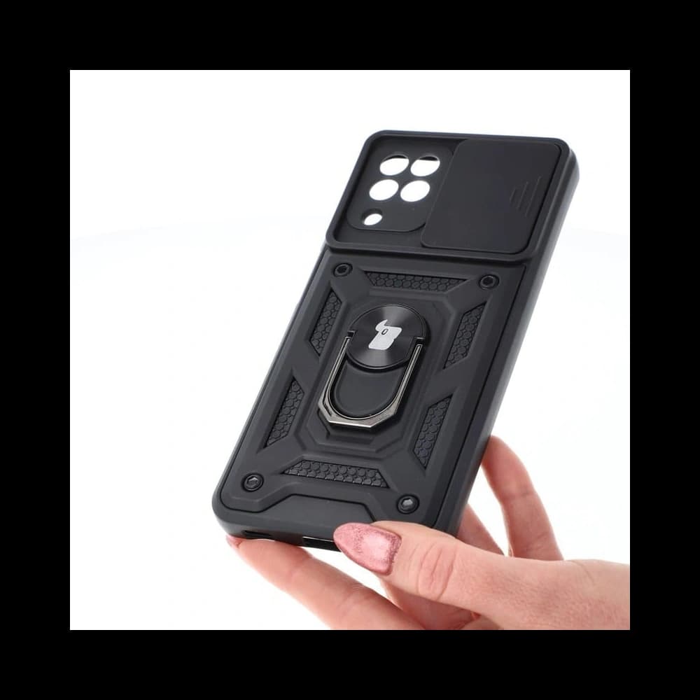 Bizon Case CamShield Ring Samsung Galaxy A22 4G / M22 negru - 4