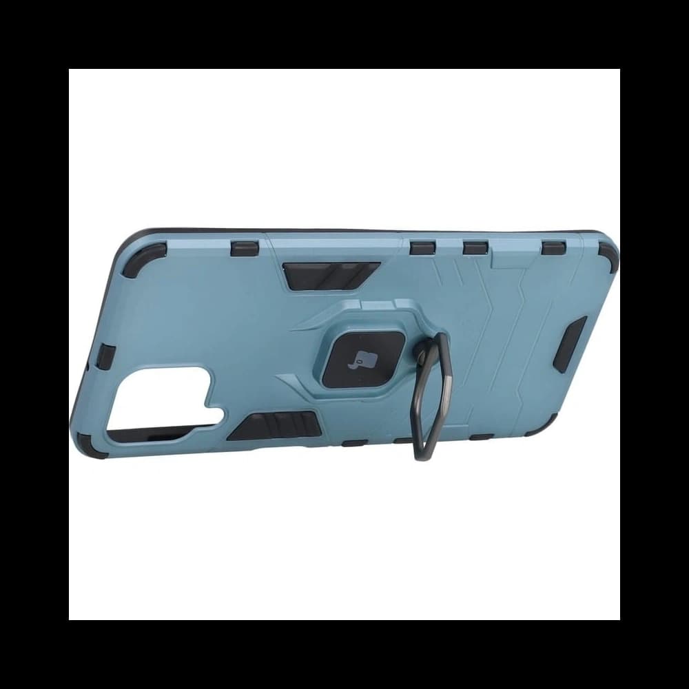 Bizon Caz Armură Inel Samsung Galaxy A22 4G / M22 albastru - 3