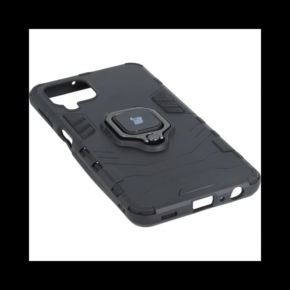 Bizon Caz Armură Inel Samsung Galaxy A22 4G / M22 negru - 5