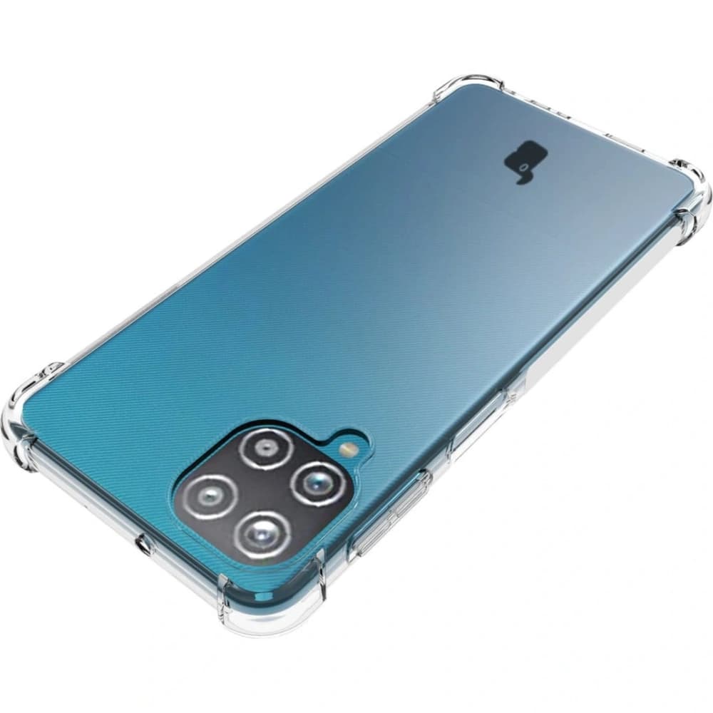 Bizon Case Clear Pack carcasă + 2x sticlă pentru ecran + sticlă pentru lentilă Samsung Galaxy A22 4G / M22 transparentă - 6