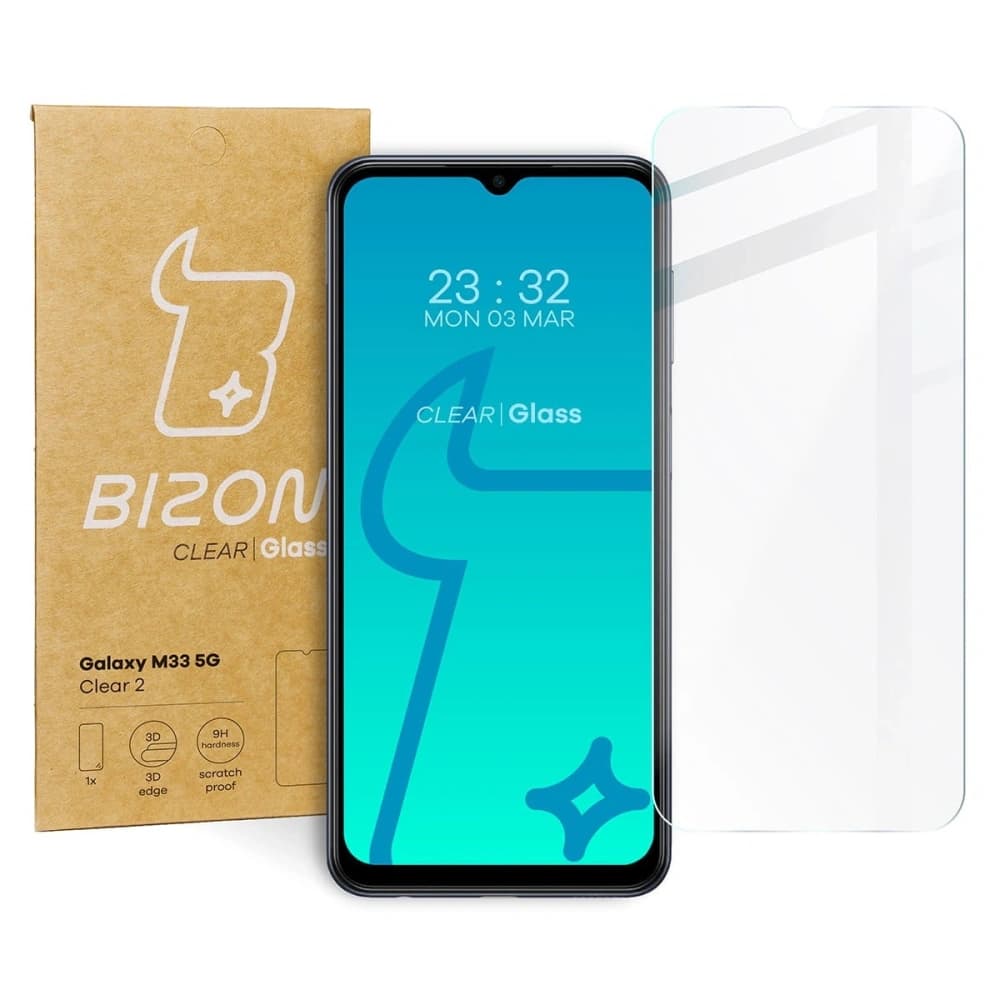 Sklo tvrzené Bizon Glass Clear 2 pro Samsung Galaxy M33 5G