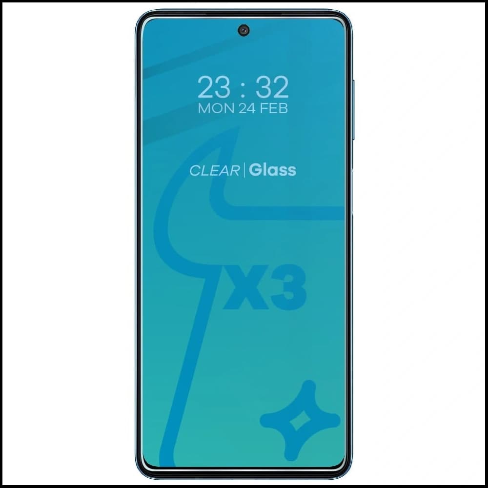 Bizon Glass Clear sticlă securizată - 3 buc. + sticlă lentilă Samsung Galaxy M52 - 3