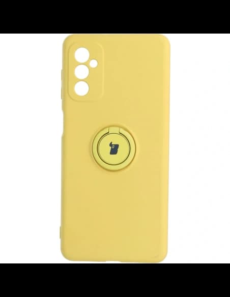 Bizon Case inel din silicon Samsung Galaxy M52 galben