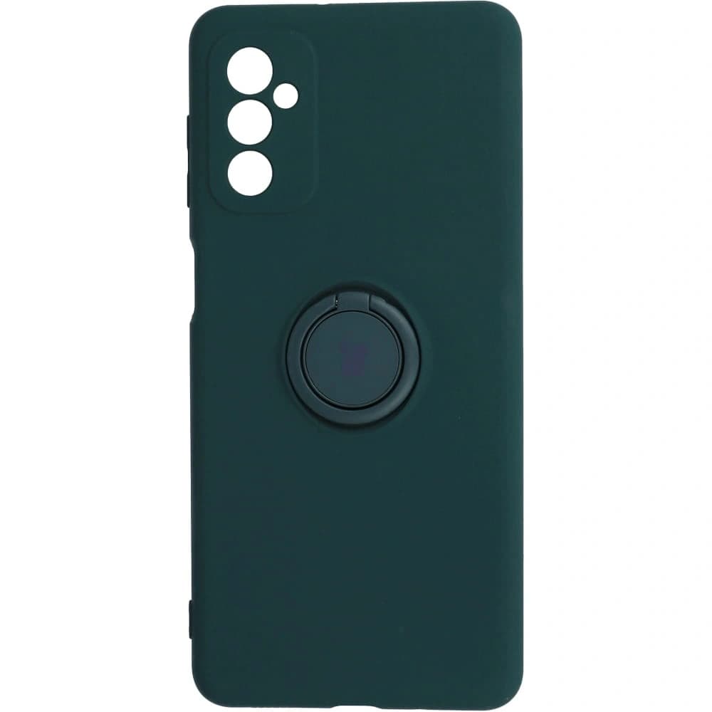 Bizon Case Silicone Ring Samsung Galaxy M52 dark green