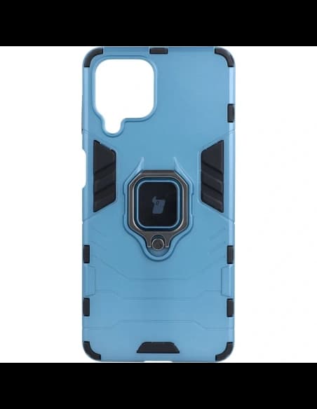 Etui Bizon Case Armor Ring do Galaxy M53 5G, niebieskie