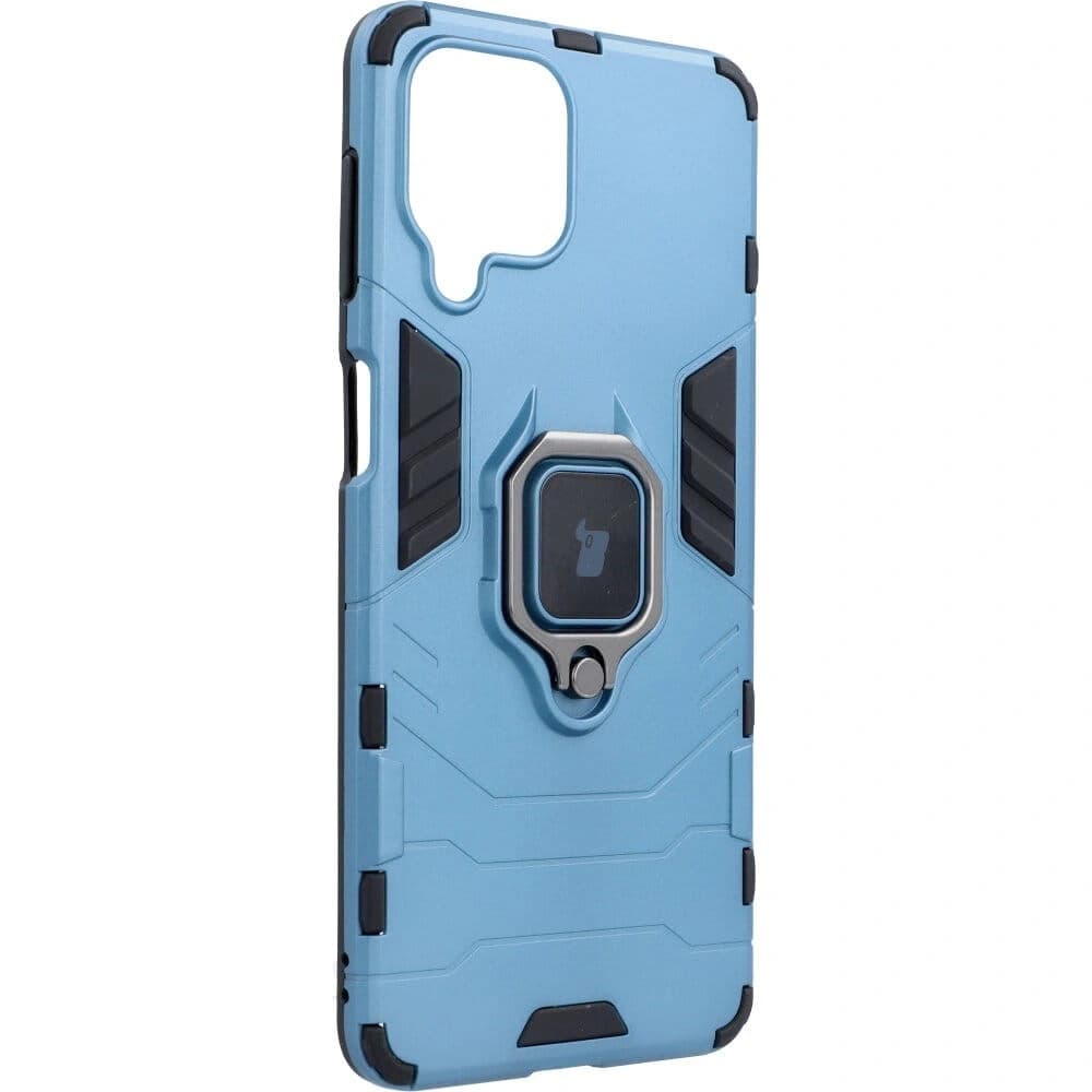 Etui Bizon Case Armor Ring do Galaxy M53 5G, niebieskie - 2