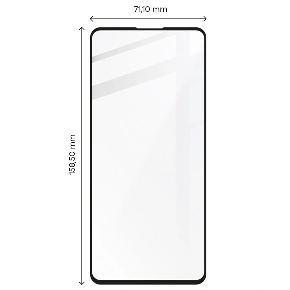 Tvrzené sklo Bizon Glass Edge pro Samsung Galaxy M53 5G černé - 2
