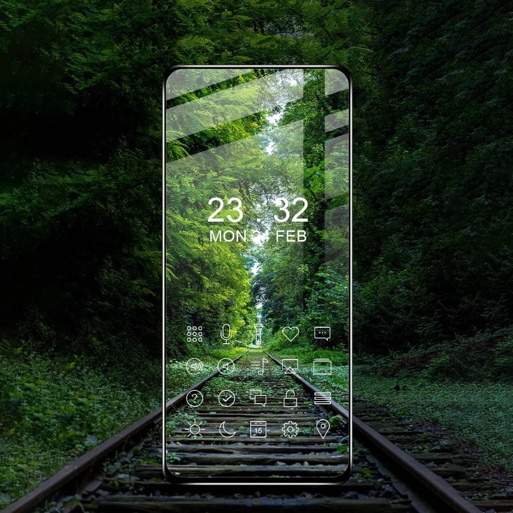 Tvrdé sklo Bizon Glass Edge - [2 PACK] + ochrana na objektiv Samsung Galaxy M53 5G - 10