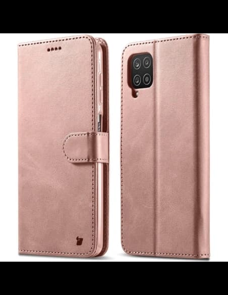 Etui Bizon Case Wallet do Samsung Galaxy M53 5G světle růžové