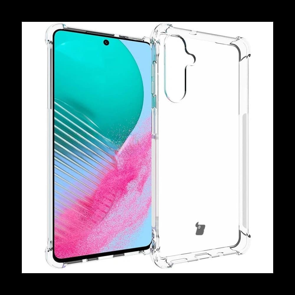 Etui + 2x szkło + obiektyw Bizon Case Clear Pack do Samsung Galaxy M54 5G, przezroczyste - 3