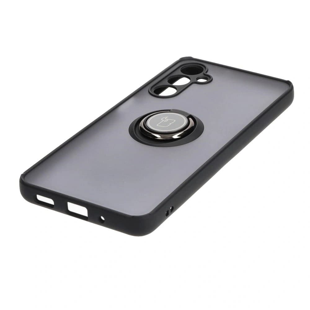 Bizon Case Hybrid Ring Samsung Galaxy M54 5G rauchig mit einem schwarzen Rahmen - 3