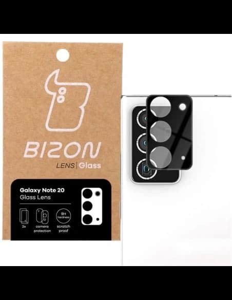 Szkło na aparat Bizon Glass Lens dla Galaxy Note 20, 2 sztuki