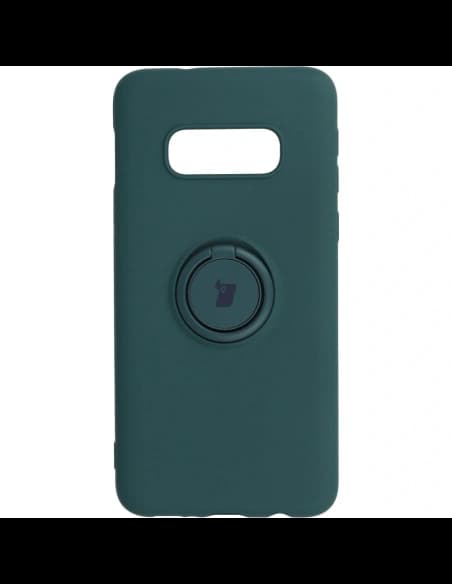 Bizon Case inel din silicon Samsung Galaxy S10e verde închis