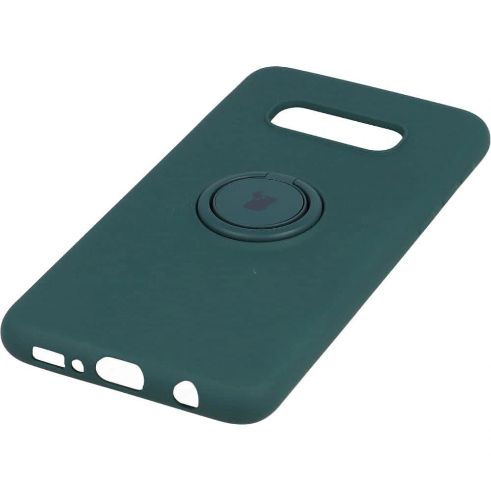 Bizon Case inel din silicon Samsung Galaxy S10e verde închis - 2