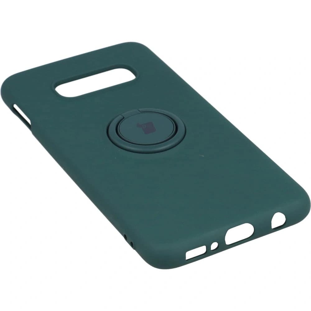 Bizon Case inel din silicon Samsung Galaxy S10e verde închis - 3