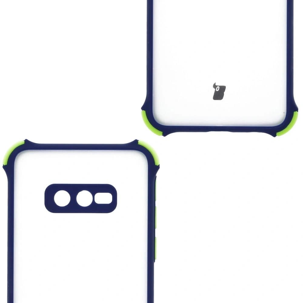 Bizon Case AntiShock Hybrid Samsung Galaxy S10e albastru închis - 4