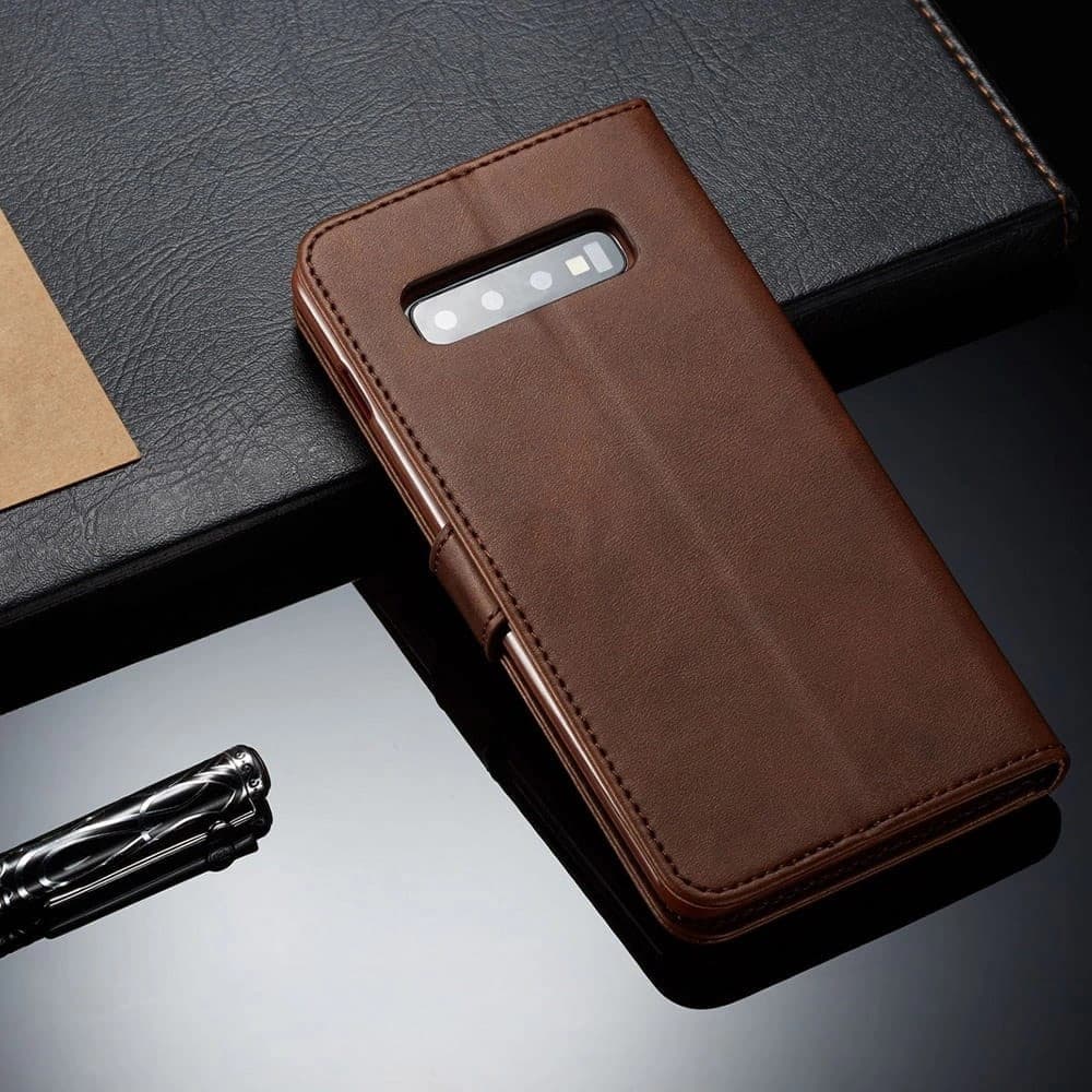 Etui Bizon Case Wallet do Galaxy S10e, brązowe - 7
