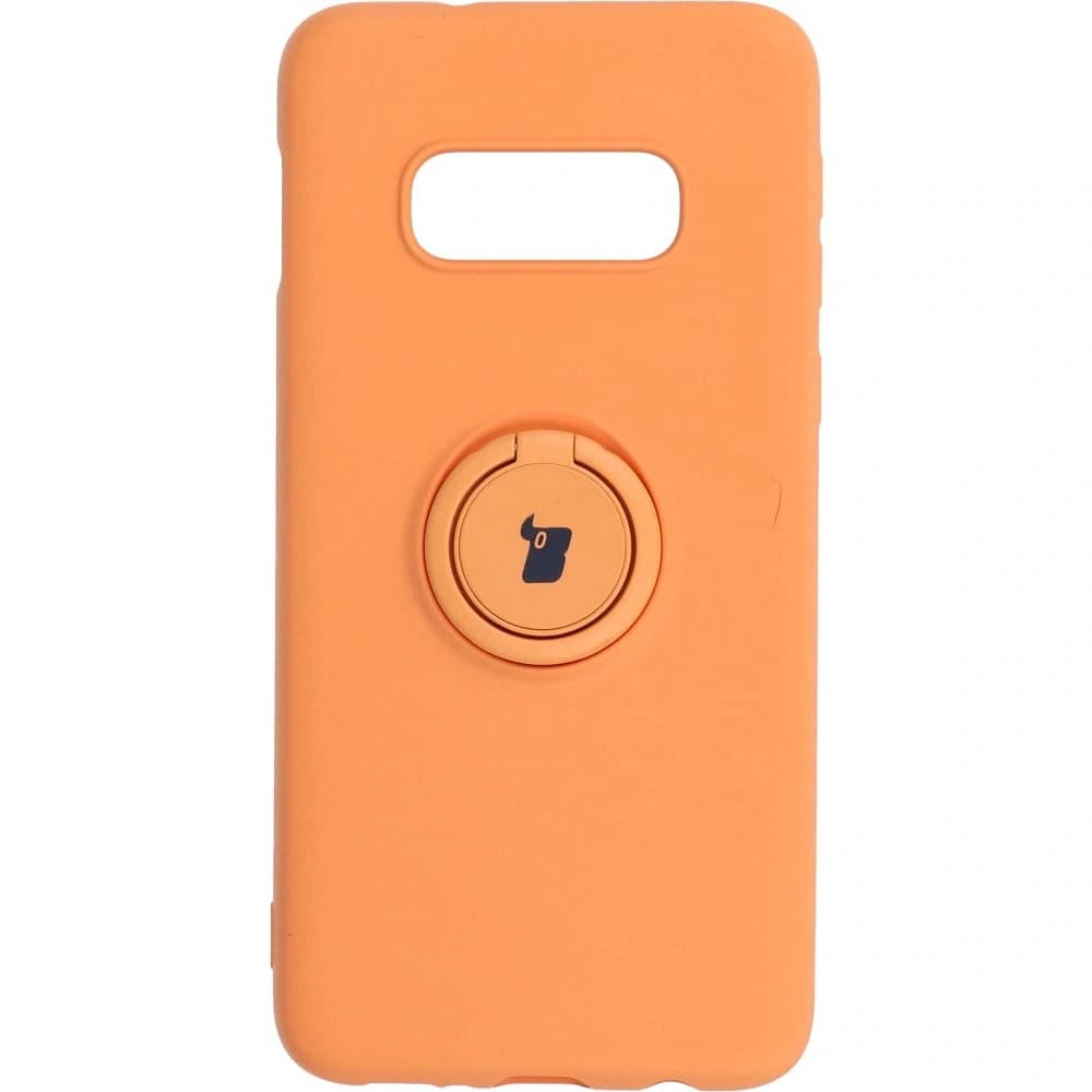 Bizon Case inel din silicon Samsung Galaxy S10e portocalie - 1