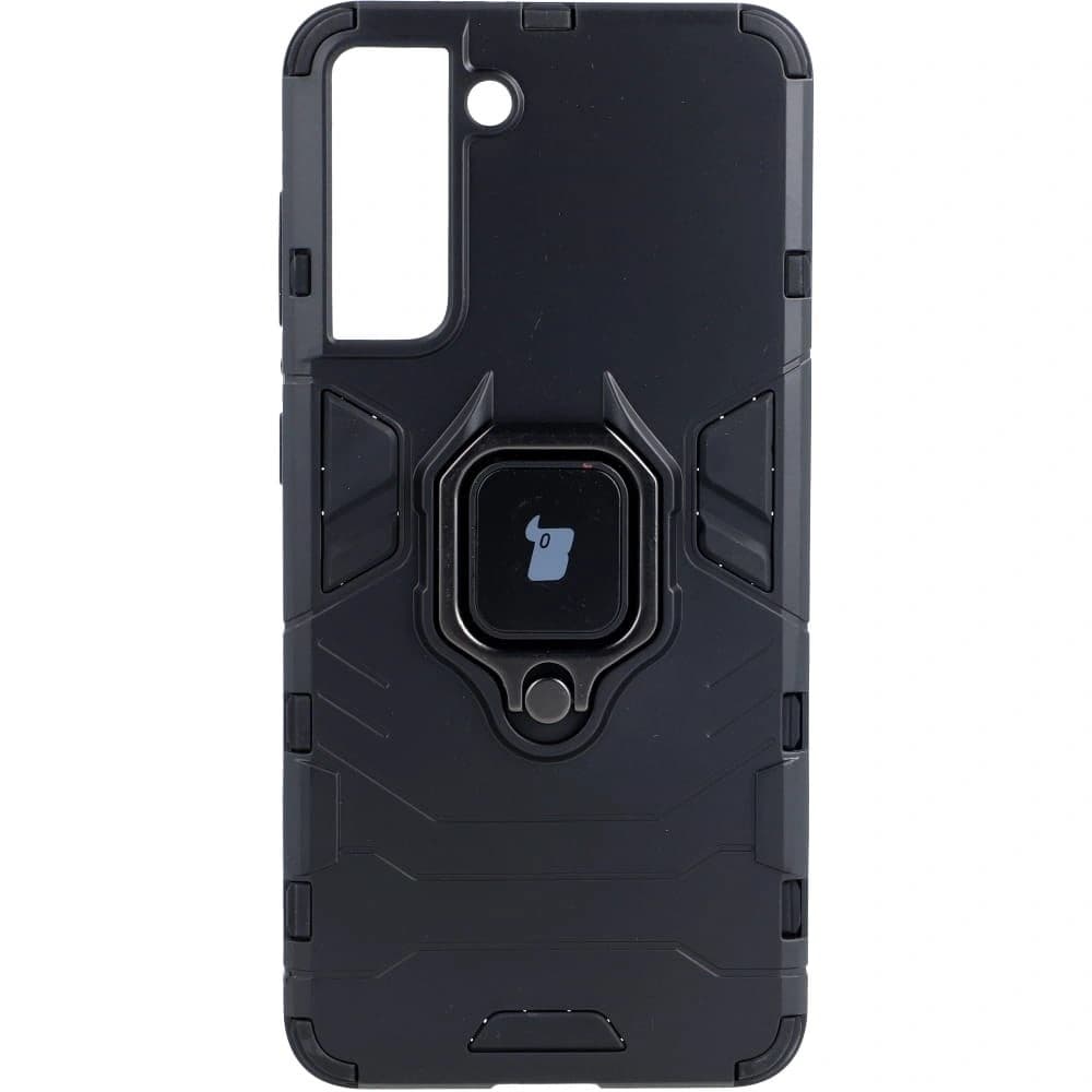 Bizon Case Armor Ring Samsung Galaxy S21 schwarz - 1